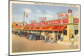 Beer Hall, Tijuana, Mexico-null-Mounted Art Print