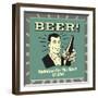 Beer! Hydration for the Sport of Life!-Retrospoofs-Framed Premium Giclee Print