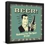 Beer! Hydration for the Sport of Life!-Retrospoofs-Framed Poster