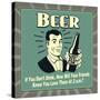 Beer! If You Don't Drink, How Will Your Friends Know You Love Them at 2 A.M.-Retrospoofs-Stretched Canvas