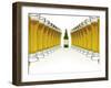 Beer in Glass and Beer Bottle with Blank Label-Igor_Kali-Framed Art Print