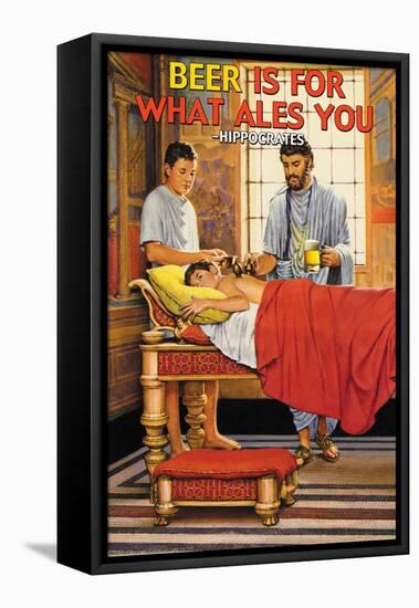 Beer is for What Ales You-null-Framed Stretched Canvas