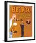 Beer: It's What's for Dinner-Robert Downs-Framed Art Print