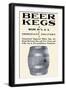 Beer Kegs-null-Framed Art Print