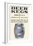 Beer Kegs-null-Framed Art Print