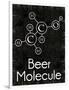 Beer Molecule Rect-Lauren Gibbons-Framed Art Print