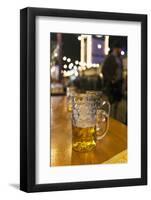 Beer mug in the rain, Oktoberfest-Christine Meder stage-art.de-Framed Photographic Print