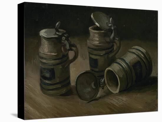 Beer Mugs-null-Stretched Canvas