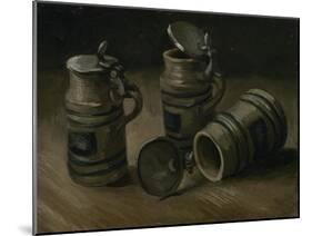Beer Mugs-null-Mounted Giclee Print