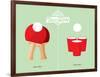 Beer Pong-J.J. Brando-Framed Art Print