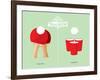 Beer Pong-J.J. Brando-Framed Art Print