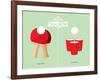 Beer Pong-J.J. Brando-Framed Art Print