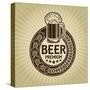 Beer Premium Retro Styled Seal And Label-Reno Martin-Stretched Canvas