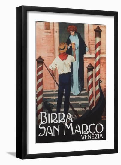 Beer San Marco, C. 1909-Gian Emilio Malerba-Framed Giclee Print