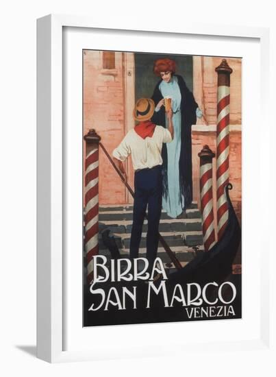 Beer San Marco, C. 1909-Gian Emilio Malerba-Framed Giclee Print