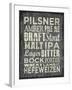 Beer Sign II-Erin Clark-Framed Giclee Print