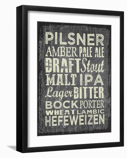 Beer Sign II-Erin Clark-Framed Giclee Print