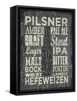 Beer Sign III-Erin Clark-Framed Stretched Canvas