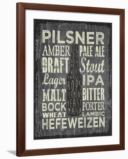 Beer Sign III-Erin Clark-Framed Giclee Print