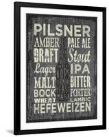 Beer Sign III-Erin Clark-Framed Giclee Print