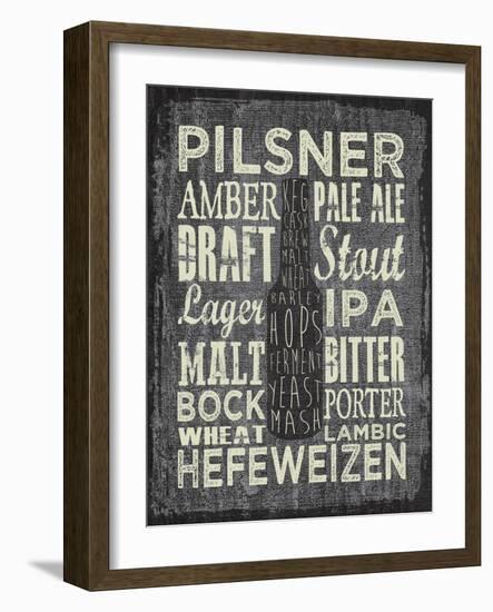 Beer Sign III-Erin Clark-Framed Giclee Print