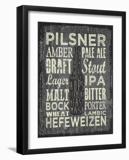Beer Sign III-Erin Clark-Framed Giclee Print