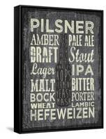 Beer Sign III-Erin Clark-Framed Stretched Canvas