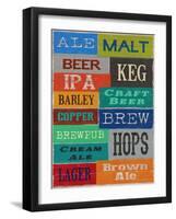 Beer Speak-Sam Appleman-Framed Art Print