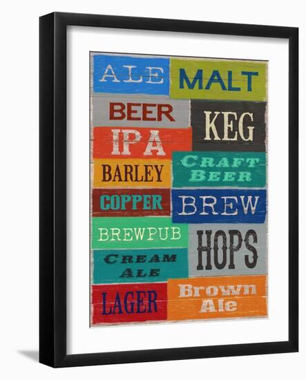 Beer Speak-Sam Appleman-Framed Art Print