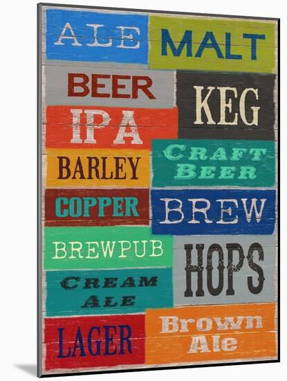 Beer Speak-Sam Appleman-Mounted Art Print