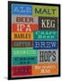 Beer Speak-Sam Appleman-Framed Art Print