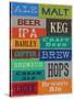 Beer Speak-Sam Appleman-Stretched Canvas