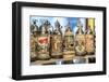 Beer Steins for Sale, Rothenburg, Germany-Jim Engelbrecht-Framed Photographic Print