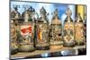 Beer Steins for Sale, Rothenburg, Germany-Jim Engelbrecht-Mounted Photographic Print