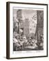 Beer Street, 1751-William Hogarth-Framed Giclee Print