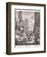 Beer Street, 1751-William Hogarth-Framed Giclee Print