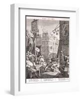 Beer Street, 1751-William Hogarth-Framed Giclee Print