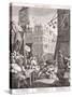 Beer Street, 1751-William Hogarth-Stretched Canvas