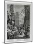 Beer Street, 1751-William Hogarth-Mounted Giclee Print