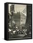 Beer Street and Gin Lane 1, 1751-William Hogarth-Framed Stretched Canvas