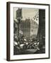 Beer Street and Gin Lane 1, 1751-William Hogarth-Framed Giclee Print