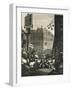 Beer Street and Gin Lane 1, 1751-William Hogarth-Framed Giclee Print