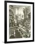 Beer Street and Gin Lane-William Hogarth-Framed Giclee Print