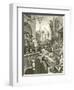 Beer Street and Gin Lane-William Hogarth-Framed Giclee Print