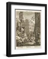 Beer Street Political Print-null-Framed Premium Photographic Print