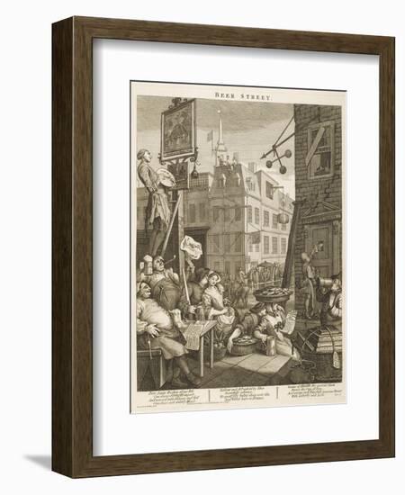 Beer Street Political Print-null-Framed Photographic Print