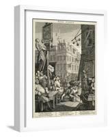 Beer Street-William Hogarth-Framed Art Print