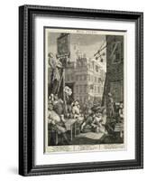 Beer Street-William Hogarth-Framed Art Print