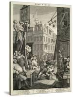 Beer Street-William Hogarth-Stretched Canvas