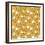 Beer Time Pattern-Lauren Ramer-Framed Giclee Print